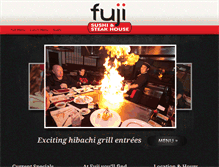 Tablet Screenshot of fujisushiandsteakhouse.co